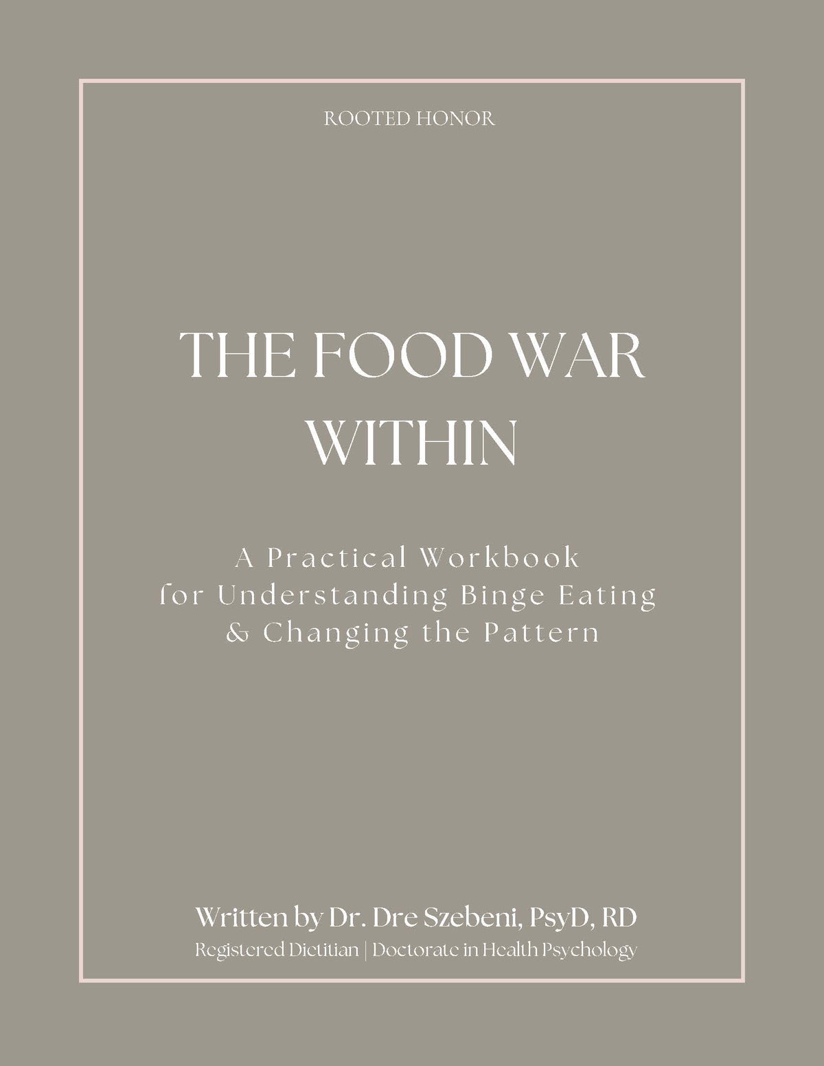 The Food War Within binge eating workbook interior
