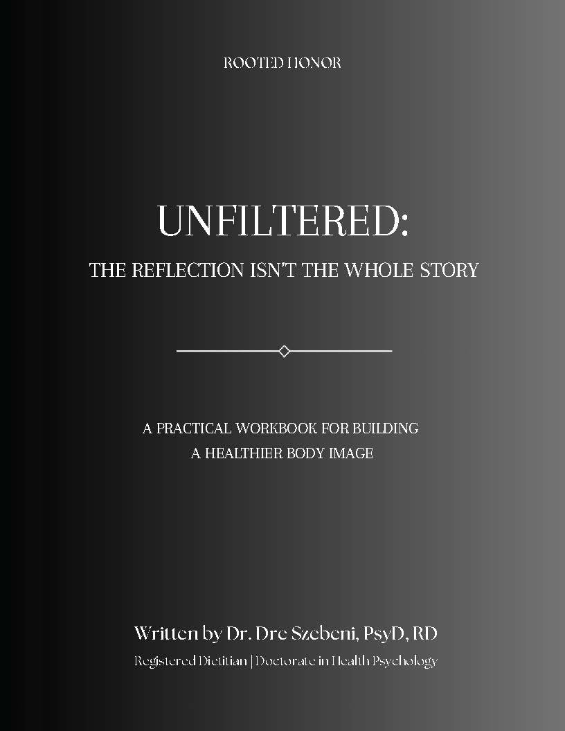 Unfiltered body image workbook interior