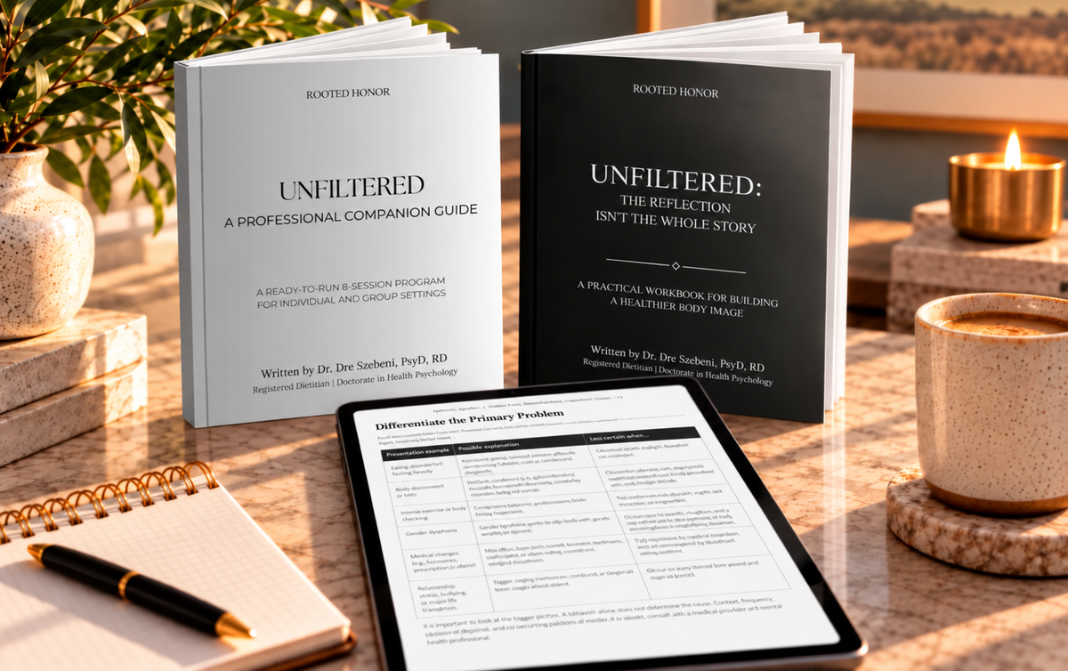 Unfiltered Complete Program: professional guide and client workbook for body image groups